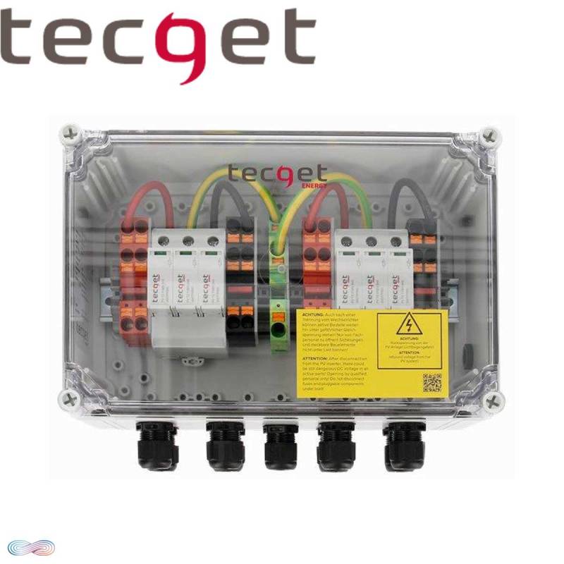 TECGET 1100V DC-Überspannungsschutz Typ 2 für 4 String mit 2 MPP"" von Tecget