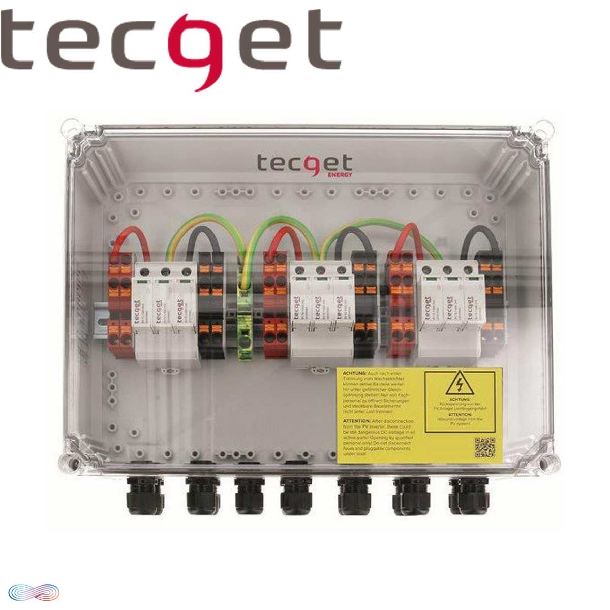 TECGET 1100V DC-Überspannungsschutz Typ 2 für 6 String mit 3 MPP"" TECGET 1100V DC-Überspannungsschutz Typ 2 für 6 String mit 3 MPP"" von Tecget