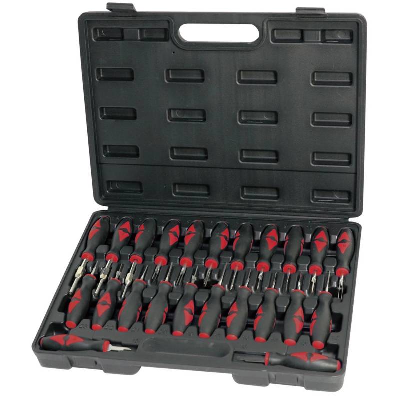 Tech-Craft Entriegelungswerkzeug Set für KFZ Kabel Stecker und Module 23 Teilig von Tech-Craft