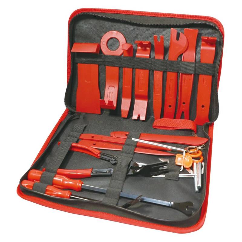 Tech-Craft KFZ Demontagewerkzeug für Innenverkleidung und Kunststoffclips 27 Teilig Tech-Craft KFZ Demontagewerkzeug für Innenverkleidung und Kunststoffclips 27 Teilig von Tech-Craft