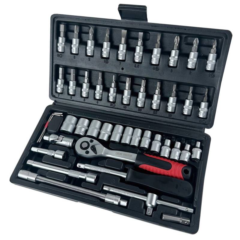 Tech-Craft Ratschen und Bit Set für Präzise Schraubarbeiten im Haushalt 46 Teilig Tech-Craft Ratschen und Bit Set für Präzise Schraubarbeiten im Haushalt 46 Teilig von Tech-Craft