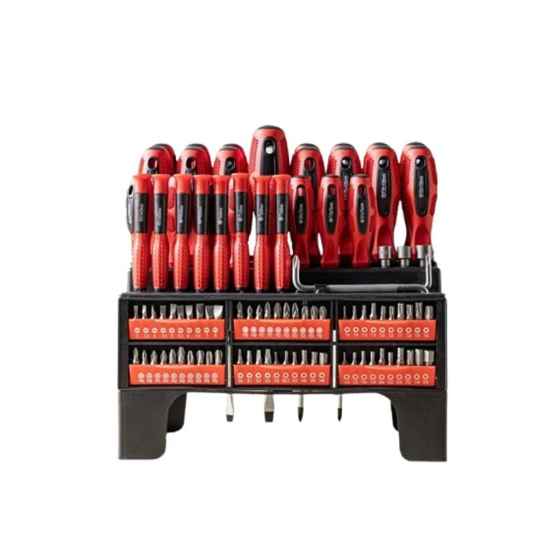 Tech-Craft Schraubendreher Set mit Magnetspitzen für Heimwerkerbedarf 100 Teilig von Tech-Craft