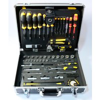 Tech Craft Werkzeugkoffer, BxHxL: 52 x 18 x 41 cm, Aluminium, 130-teilig - schwarz Tech Craft Werkzeugkoffer, BxHxL: 52 x 18 x 41 cm, Aluminium, 130-teilig - schwarz von Tech Craft