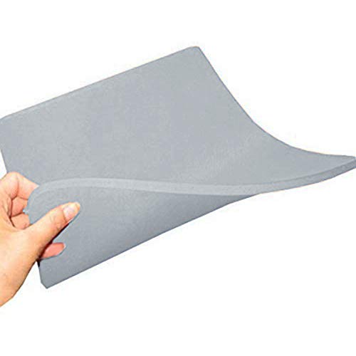 Silikon-Wärmepress-Pad-Matte grau 38,1 x 38,1 cm dickste hitzebeständige Silikonmatte für Wärmeübertragungsmaschine, Ersatz-Schaumstoff-Pad-Blatt (grau, 38,1 x 38,1 cm) von LTQ Vapor
