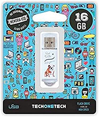 TECH ONE TECH Que Vida Mas Dog Pendrive 32GB USB 2.0 von TECH ONE TECH