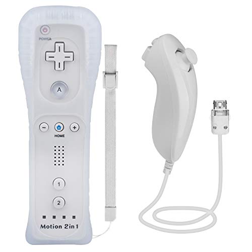 TechKen Controller für Wii mit Motion Plus und Wii Nunchuck Controller Wii Fernbedienung Nunchuk Kontroller Wii Vernbedinung Remote Plus Controller Ersatz für Wii/Wii U Konsole TechKen Controller für Wii mit Motion Plus und Wii Nunchuck Controller Wii Fernbedienung Nunchuk Kontroller Wii Vernbedinung Remote Plus Controller Ersatz für Wii/Wii U Konsole von TechKen