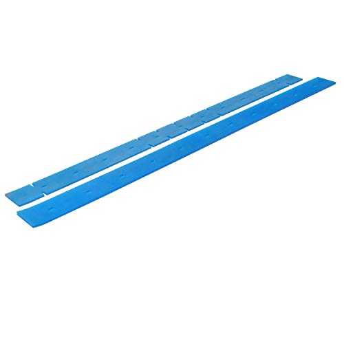 Sauglippe für TENNANT T3 T5 - ölbeständig, Abziehlippe, Gummi - Satz 830/780mm von Techkar