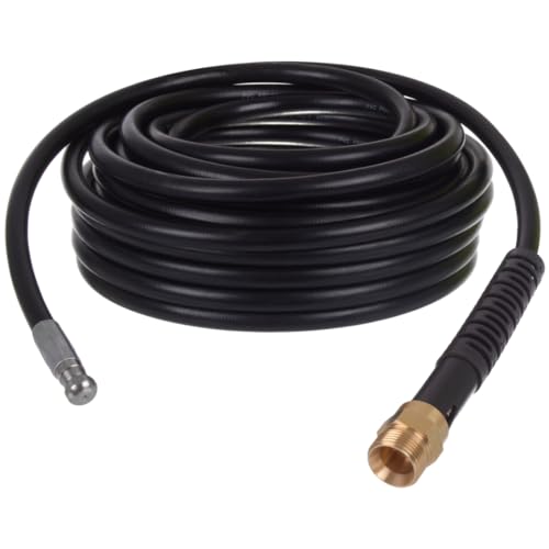 TECHKAR 200bar 60 °C Rohrreinigungsschlauch 10m lang kompatibel mit Kranzle Macallister Oleo-Mac Hochdruckreinigern Rohrreiniger Schlauch TECHKAR 200bar 60 °C Rohrreinigungsschlauch 10m lang kompatibel mit Kranzle Macallister Oleo-Mac Hochdruckreinigern Rohrreiniger Schlauch von Techkar