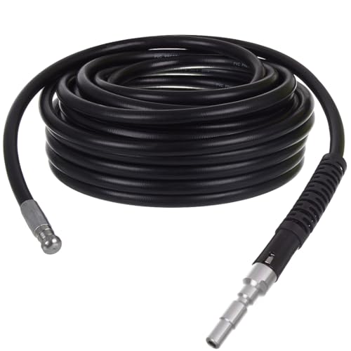 TECHKAR 200bar 60 °C Rohrreinigungsschlauch 15m lang kompatibel mit Kranzle 1050 XA 15 XA 17 Hochdruckreinigern Rohrreiniger Schlauch von Techkar