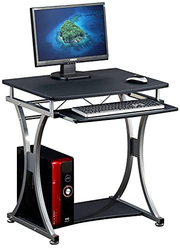 Graphite Black Compact Pc Desk von Techly