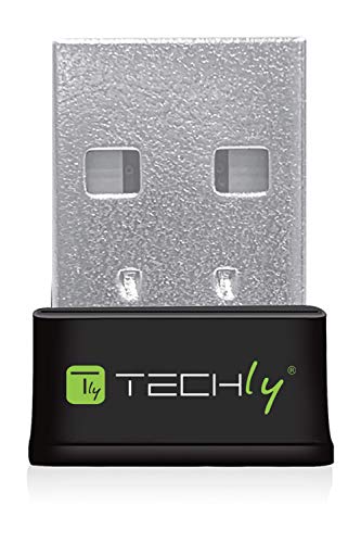 TECHLY 109252 Mini WiFi USB Dual Band MU-Mimo 2dBi 600Mbps Schwarz TECHLY 109252 Mini WiFi USB Dual Band MU-Mimo 2dBi 600Mbps Schwarz von Techly