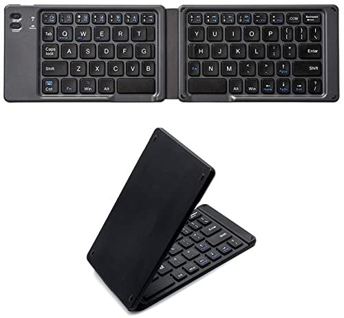 TECHLY 364156 Faltbare Bluetooth-Tastatur USB für Tablet Smartphone Schwarz von Techly