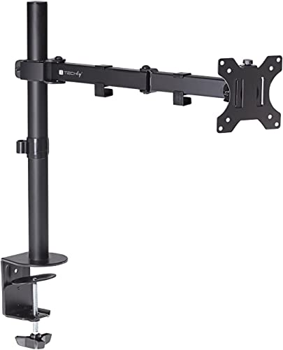 TECHLY 365566 Schreibtischhalterung für 13-27 Zoll Monitor, doppelter Einstellgelenk, Schwarz TECHLY 365566 Schreibtischhalterung für 13-27 Zoll Monitor, doppelter Einstellgelenk, Schwarz von Techly