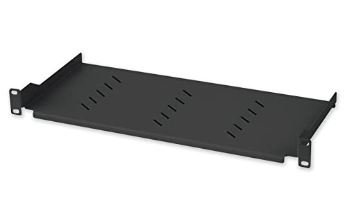 TECHLY PROFESSIONAL 360882 Rackboden 19" 150 mm 1U Schwarz 2 Punkte Schwarz von Techly
