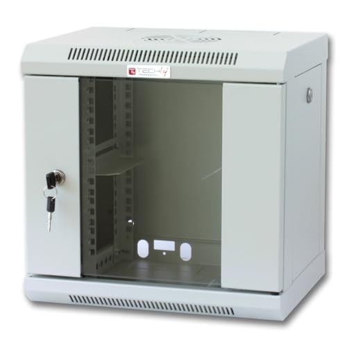 TECHLY Professional 101645 Wandregal 10 Zoll 6 abnehmbare Paneeleinheiten Grau von Techly