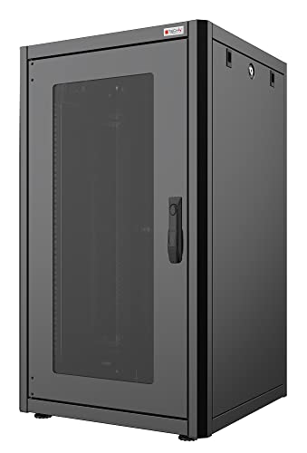 TECHLY Professional 364606 Rackschrank 19 Zoll 600 x 600 42 Einheiten schwarz Easynet Serie schwarz von Techly