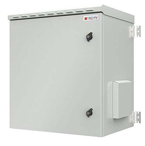 TECHLY Professional 364866 Schrank Rack 19 Zoll 12U grau IP55 Tür Blinde Prof. 450 mm grau TECHLY Professional 364866 Schrank Rack 19 Zoll 12U grau IP55 Tür Blinde Prof. 450 mm grau von Techly