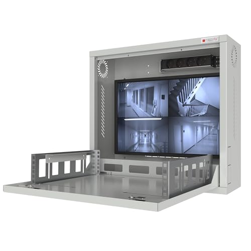 TECHLY Professional 365160 Sicherheitsbox für DVRs und Videoüberwachungssysteme Grau Grau von Techly
