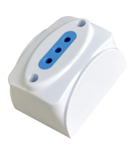 Techly 104707 Wandsteckdose 2P + T 10A Weiß von Techly