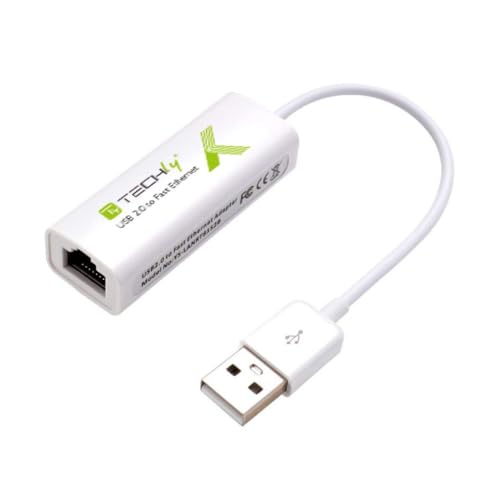 TECHLY 107630 USB 2.0 zu Fast Ethernet 10/100 Mbps Weiß TECHLY 107630 USB 2.0 zu Fast Ethernet 10/100 Mbps Weiß von Techly