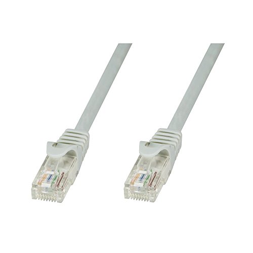 TECHLY Professional 024780 Netzwerkkabel Patchkabel CCA Cat.6 Grau UTP 10m Grau von Techly