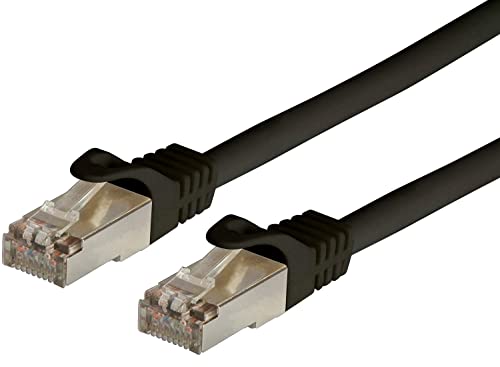 Techly ICOC cca6 F-005-bk F/UTP (FTP) Black 0.5 m Cat6 Networking Cable – Networking Cables (0.5 m, Cat6, F/UTP (FTP), RJ-45, RJ-45, Black) von Techly