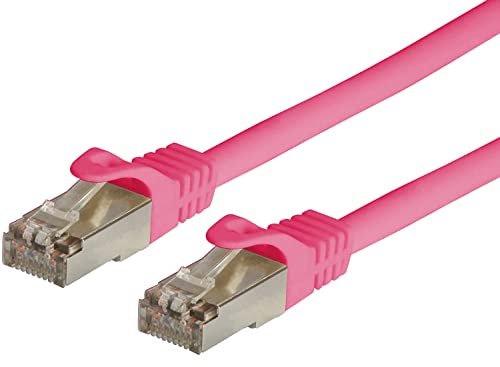 Techly ICOC cca6 F-005-pk F/UTP (FTP) Pink 0.5 m Cat6 Networking Cable – Networking Cables (0.5 m, Cat6, F/UTP (FTP), RJ-45, RJ-45, Pink) von Techly