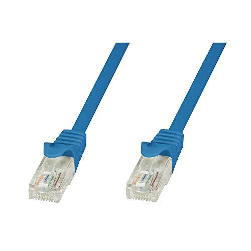 Techly-Kabel Netzwerkkabel Patch in Kupfer cat.6 Blau UTP 0,3 m von Techly