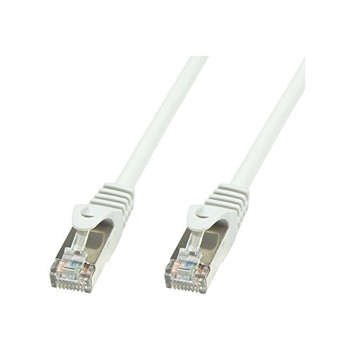 Techly Professional 101188 Netzwerkkabel Patchkabel Kupfer Cat.6 Weiß SFTP LSZH 2m Weiß von Techly