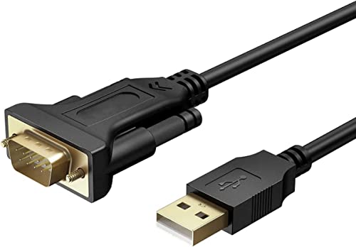 Techly USB/Seriell Anschlusskabel 1.50 m IDATA-USB2-SER-1A Schwarz [1x USB 2.0 Stecker A - 1x RS232-Stecker] von Techly