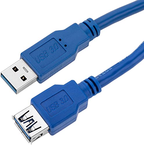 Techly USB3.0 Verlängerungskabel Stecker/Buchse TypA 2m blau von Techly