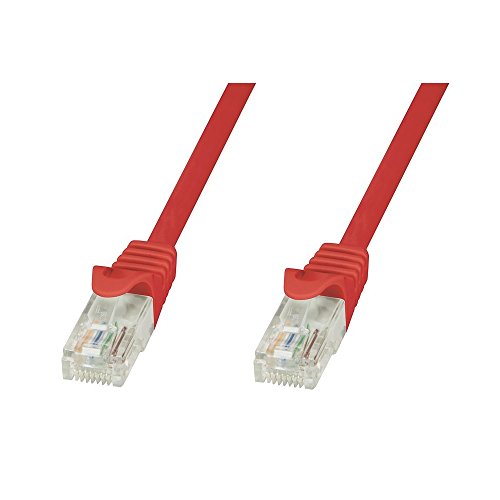 Techly icoc U6 – 6u-015-ret 0,15 m CAT6 U/UTP (UTP) rot Netzwerk-Kabel – Netzwerk-Kabel (0,15 m, Cat6, U/UTP (UTP), RJ-45, RJ-45, rot) von Techly