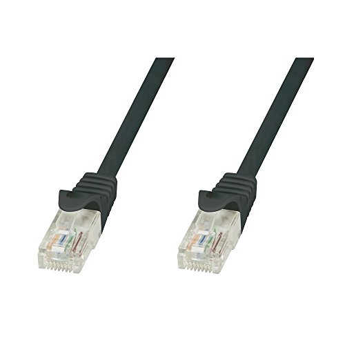 Techly icoc U6 – 6u-020-bkt 2 m CAT6 schwarz Netzwerk-Kabel – Netzwerk-Kabel (2 m, Cat6, RJ-45, RJ-45, schwarz) von Techly