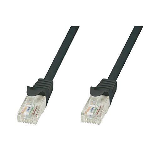 Techly icoc U6 – 6u-050-bkt 5 m CAT6 U/UTP (UTP) schwarz Netzwerk-Kabel – Netzwerk-Kabel (5 m, Cat6, RJ-45, RJ-45, U/UTP (UTP), männlich/männlich) von Techly