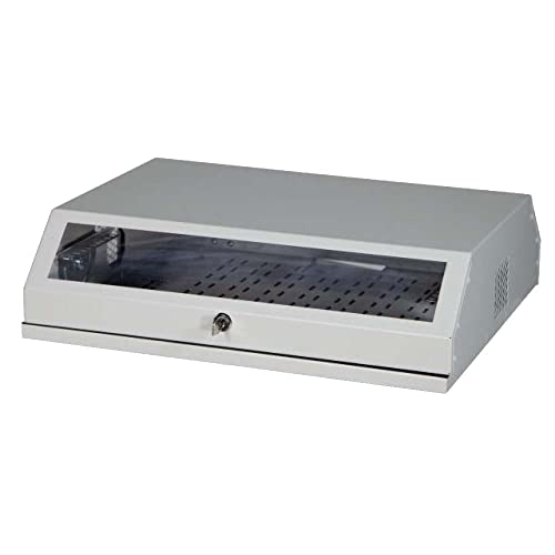 Techly &apos i-case fl-08-bgt Rack Montiert auf der Wand 8U 30 kg grau Regal – Regale (30 kg, Rack Montiert auf der Wand, grau, 48,3 cm (19), Stahl, 537 mm) von Techly