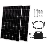 Technaxx Balkonkraftwerk TX-271 5118 Solar-Set 600 Wp inkl. Anschlusskabel, inkl. Wechselrichter von Technaxx