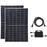 Technaxx Balkonkraftwerk TX-274 5121 Solar-Set 800 Wp inkl. Anschlusskabel, inkl. Wechselrichter von Technaxx