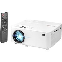 Technaxx Beamer TX-113 LED Helligkeit: 1800lm 800 x 480 WXGA 2000 : 1 Weiß von Technaxx