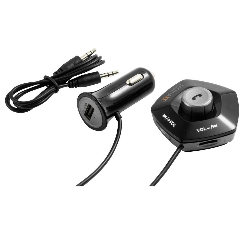 Technaxx Bluetooth®-Sender Technaxx FMT1100BT FM Transmitter inkl. Freisprechfunktion, Integriert von Technaxx