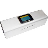 Technaxx MusicMan MA Display Soundstation Mini Lautsprecher AUX, FM Radio, SD, tragbar, USB Silber von Technaxx