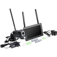 Technaxx TX-128 4880 Funk, Kabellos, WLAN IP-Funk-Überwachungs-Set 4-Kanal mit 1 Kamera 1920 x 1080 von Technaxx