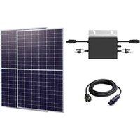 Technaxx TX-241 5064 Solar-Set 410 Wp inkl. Laderegler, inkl. Anschlusskabel, inkl. Wechselrichter, von Technaxx