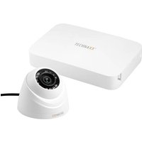 Technaxx TX-49 4561 HD-CVI Überwachungskamera-Set 4-Kanal mit 1 Kamera 1280 x 720 Pixel von Technaxx