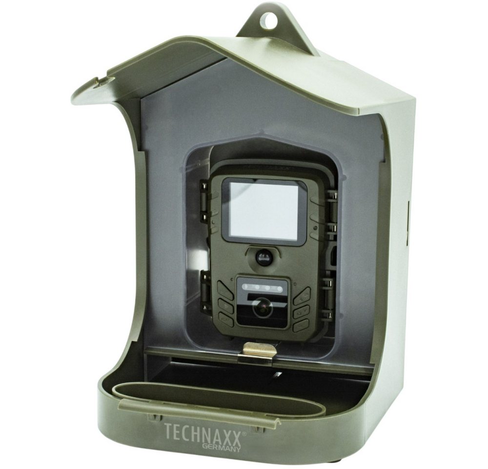 Technaxx Überwachungskamera Technaxx TX-165 Birdcam Überwachungskamera Full HD (Garten, Natur, Verborgene Kamera mit integriertem Mikrofon und Lautsprecher) von Technaxx