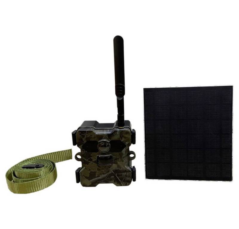 Technaxx Wildkamera 4G Wildkamera + Solar Panel (4G Bildübertragung, No-Glow-LEDs, Tonaufzeichnung) von Technaxx