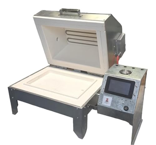 Technical Super Market Touchscreen-Flachbett-Tischofen mit WLAN-Modul für alle Glas-/Wachs-/Harzprojekte (950 °C / 1742 °F) von Technical Super Market