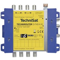 TechniSat Technirouter 5/1x8 K-R SAT Multischalter Eingänge (Multischalter): 5 (4 SAT/1 terrestrisc von Technisat