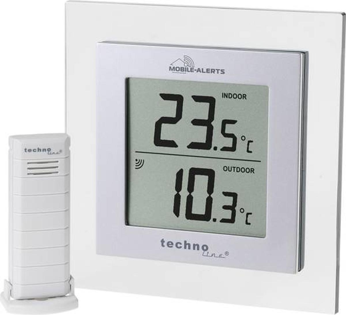 Techno Line Ma 10450 App Thermometer Mit Außensensor Tx51 It Digital Silber B-Ware Techno Line Ma 10450 App Thermometer Mit Außensensor Tx51 It Digital Silber B-Ware von Techno Line