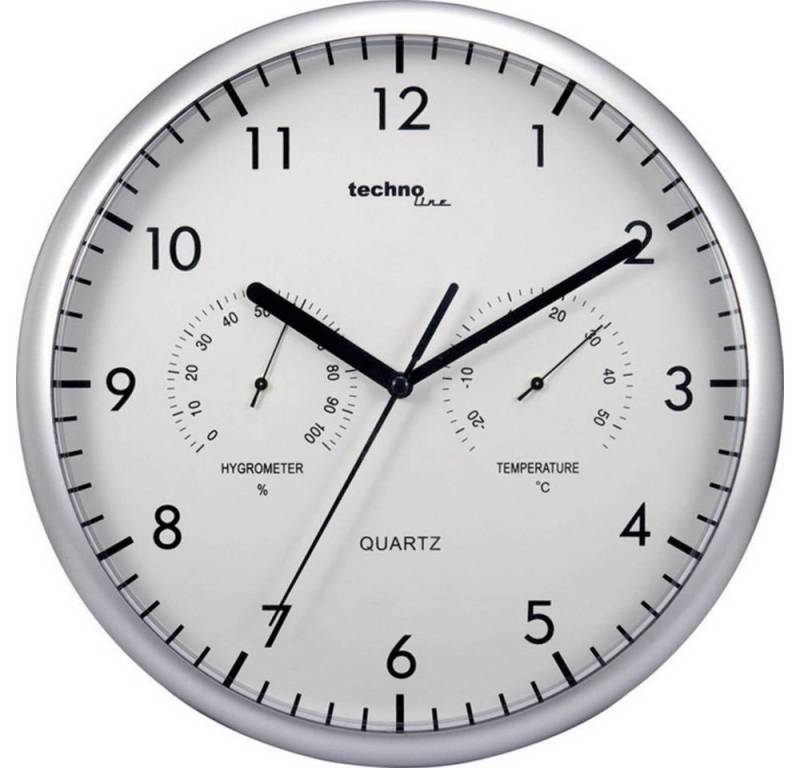 Techno Line Wanduhr Quarz-Wanduhr WT 650 von Techno Line