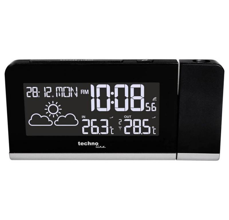 Techno Line Wecker Projektionswecker mit Farbwechselfunktion WT 539 von Techno Line